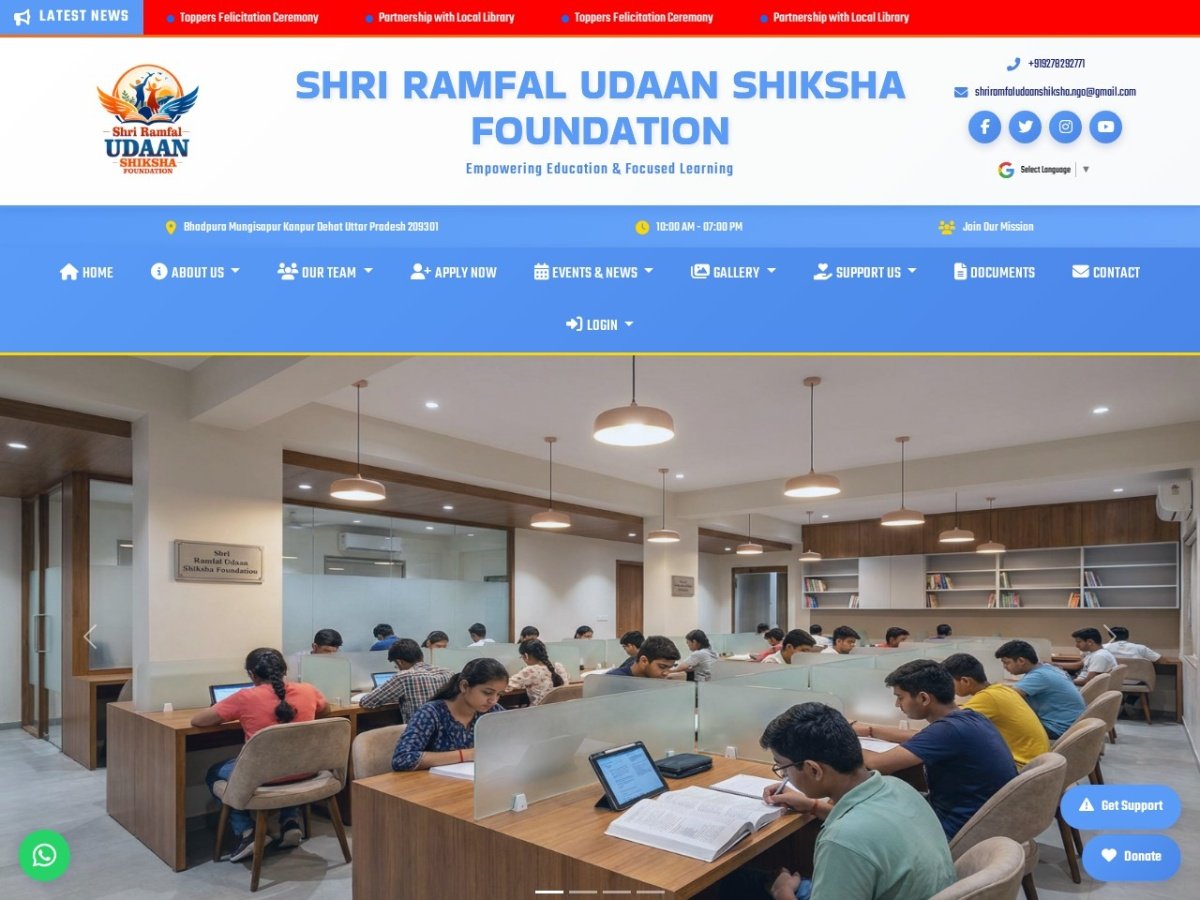SHRI RAMFAL UDAAN SHIKSHA FOUNDATION